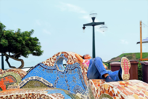 Lima: Huaca Pucllana Pyramid & Miraflores Tour + Pick Up