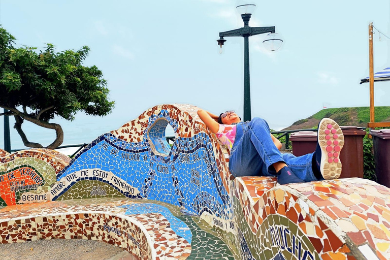 Lima: Huaca Pucllana Pyramid & Miraflores Tour + Pick Up