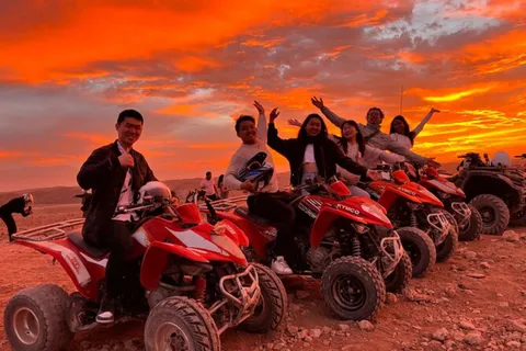 Marrakech: Agafay Desert Quad & Camel Ride with Dinner Show