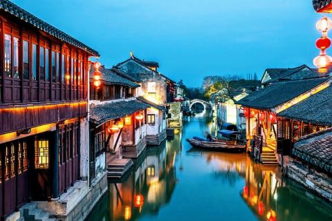 Da Shanghai: tour privato di Zhouzhuang Water Town