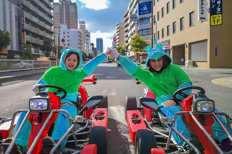 GoKart Tokyo: Tour del centro storico |8 destinazioni in 100 minutiGo Kart Tokyo Oldtown |8 destinazioni|