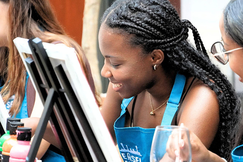 Lisbon: Wine & Paint Experience