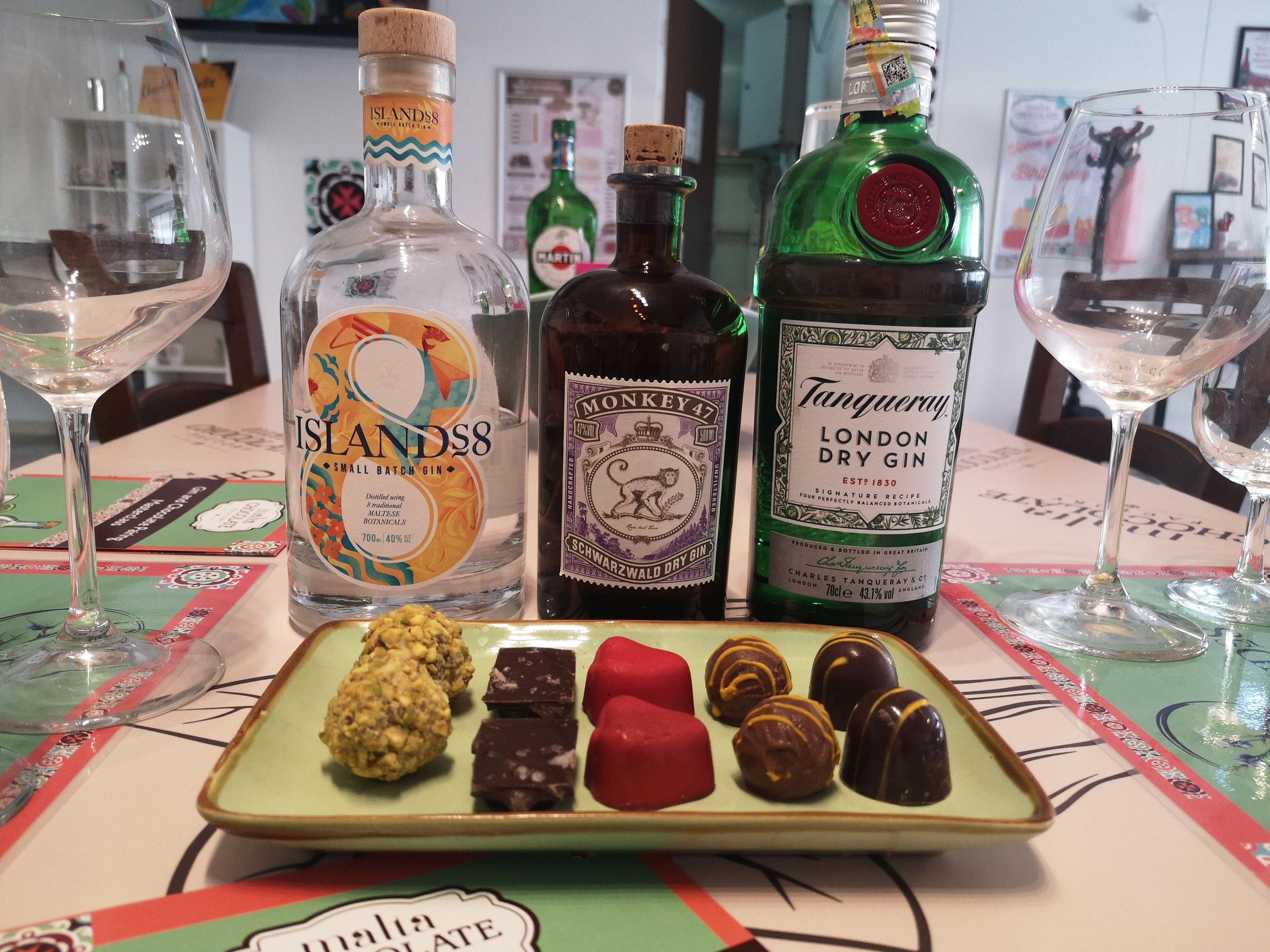 Malta: Workshop zur Kombination von Gin und Schokolade
