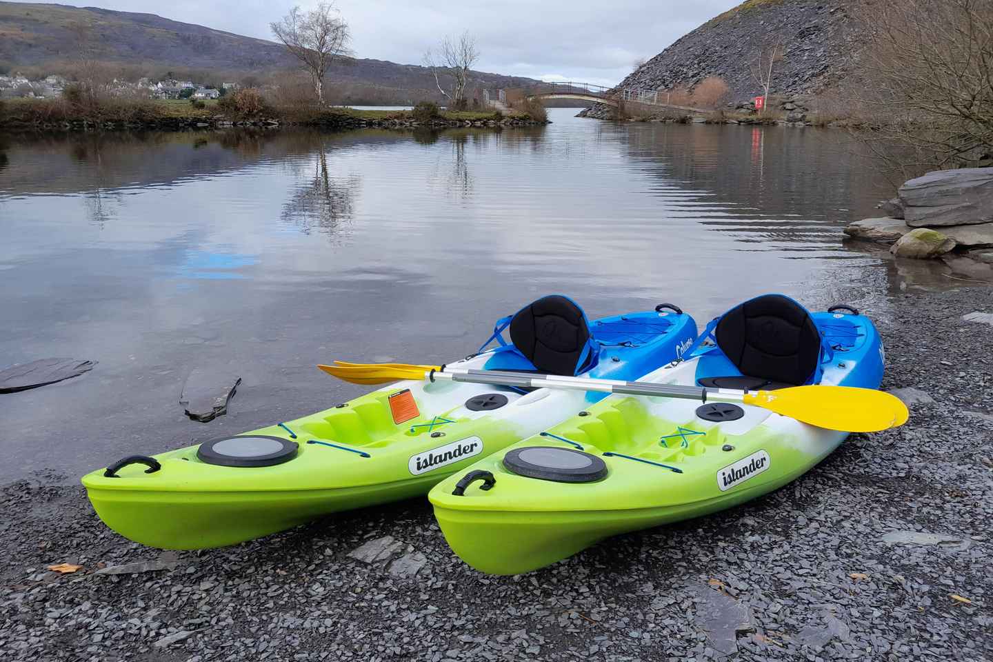Llanberis: Llyn Padarn Kayak Rental with Equipment