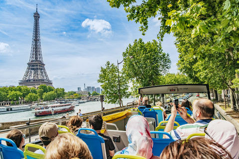 Paris : Bus à arrêts multiples à visite en bus à arrêts multiples à ParisLaissez-passer 24 heures pour l'édition estivale