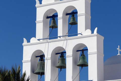 Santorini: Akrotiri-opgraving, Megalochori en stranden-tour