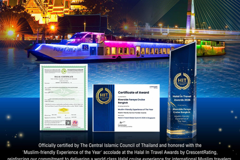 Bangkok: Riverside Faraya Halal Dinner Cruise at Asiatigue