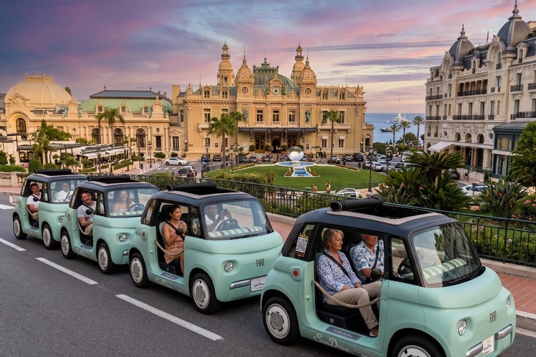 Saint-Jean-Cap-Ferrat & Monaco: Tour in a 100% electric Fiat Topolino 2-hour Panoramic Tour of Monaco
