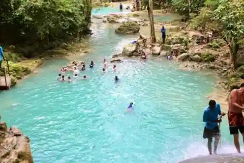 Trelawny & Ocho Rios: Blue Hole & River Tubing Combo