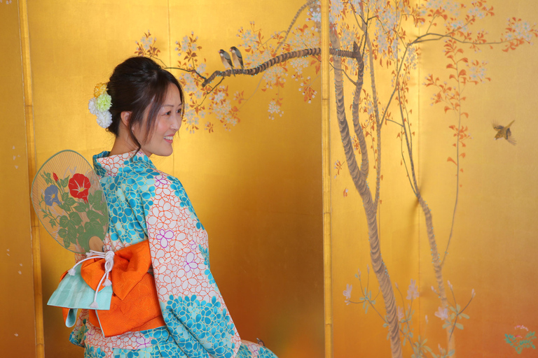 Kyoto:Kiyomizu-dera Temple Hyr en kimono och åk rickshaw