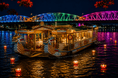 Hue: Perfume River Night Cruise, Ca Hue Music & Lanterns