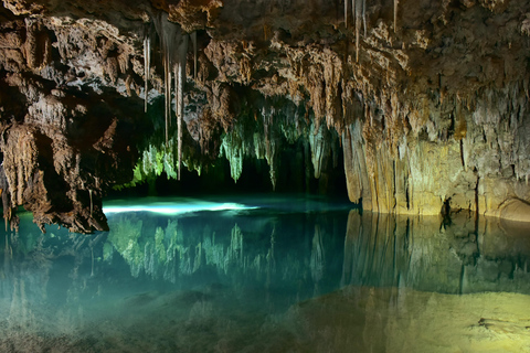 Z Cancún lub Riviera Maya: Cobá i Río Secreto – wycieczka 1-dniowaWycieczka do Coba i Río Secreto z Cancún