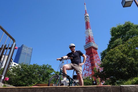 Tokyo: Tour privato in e-bike di 3 ore con partenza dall&#039;hotel