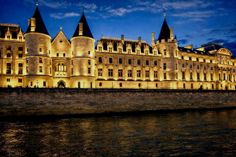 Paris: Day or Evening River Cruise with Musical Ambiance Paris: Evening River Cruise with Musical Ambiance & Postcard