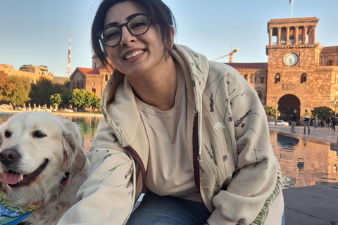 Morning walk in Yerevan: Guided Tour with my dog Charlie