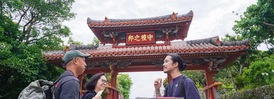 Naha : visite à pied du château de Shuri, symbole de la paix à Okinawa