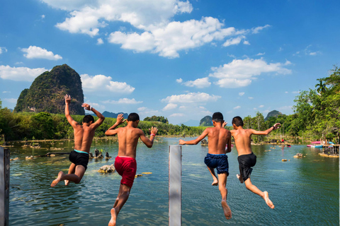 Ao Nang: Passeio de caiaque na Crystal Pool, quadriciclo e fazenda de abacaxiPasseio de quadriciclo de uma hora