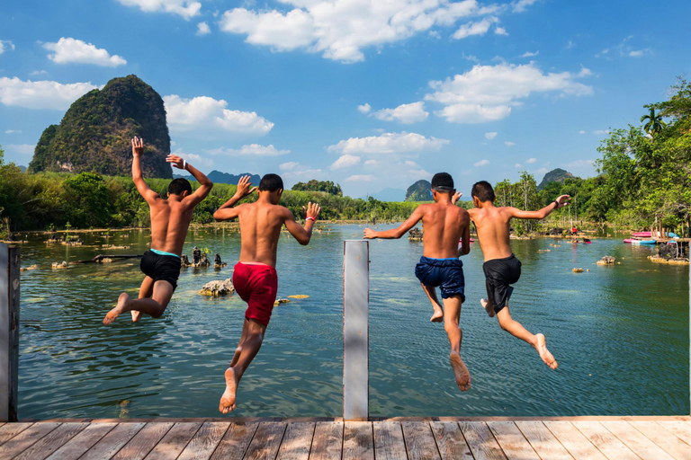 Ao Nang: Passeio de caiaque na Crystal Pool, quadriciclo e fazenda de abacaxiPasseio de quadriciclo de uma hora