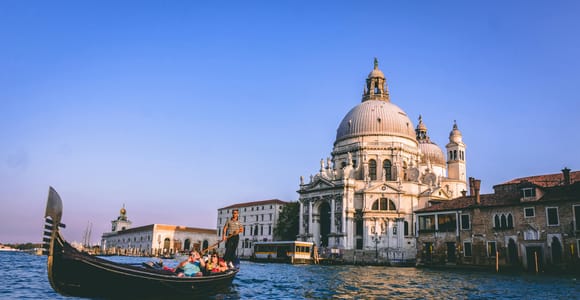 Venice: Gondola Ride under the Bridge of Sighs with an audio guide app