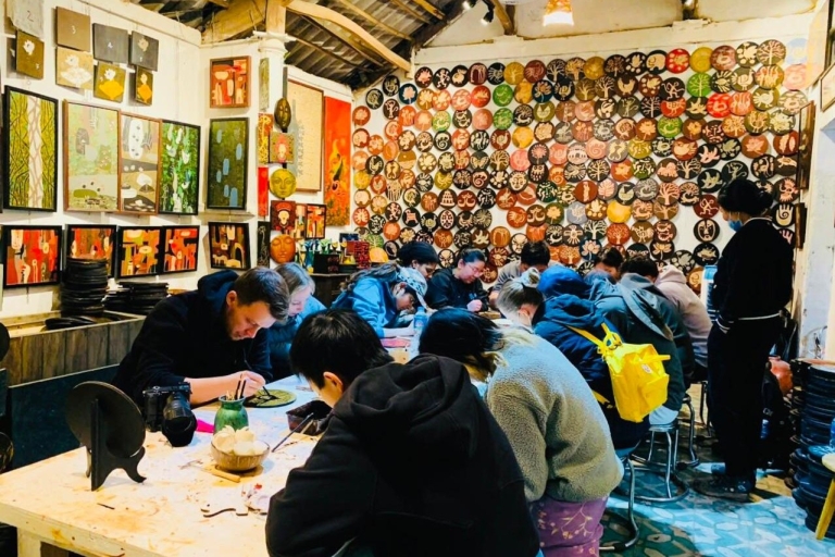 Hanoi: Wierookdorp, kegelhoed & Lakwerk DagtripPrivérondleiding Dagtocht naar Ambachtelijke Traditionele Dorpen