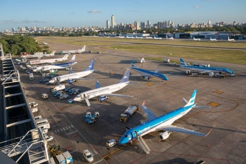 Privétransfer van Buenos Aires van/naar de luchthaven Jorge Newbery
