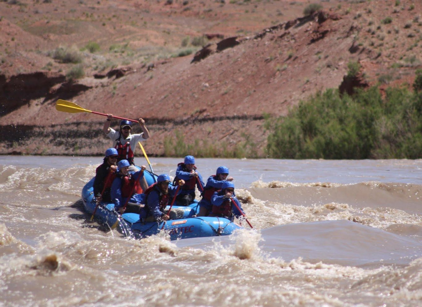 Fra Moab: Guidet raftingtur i Colorado River