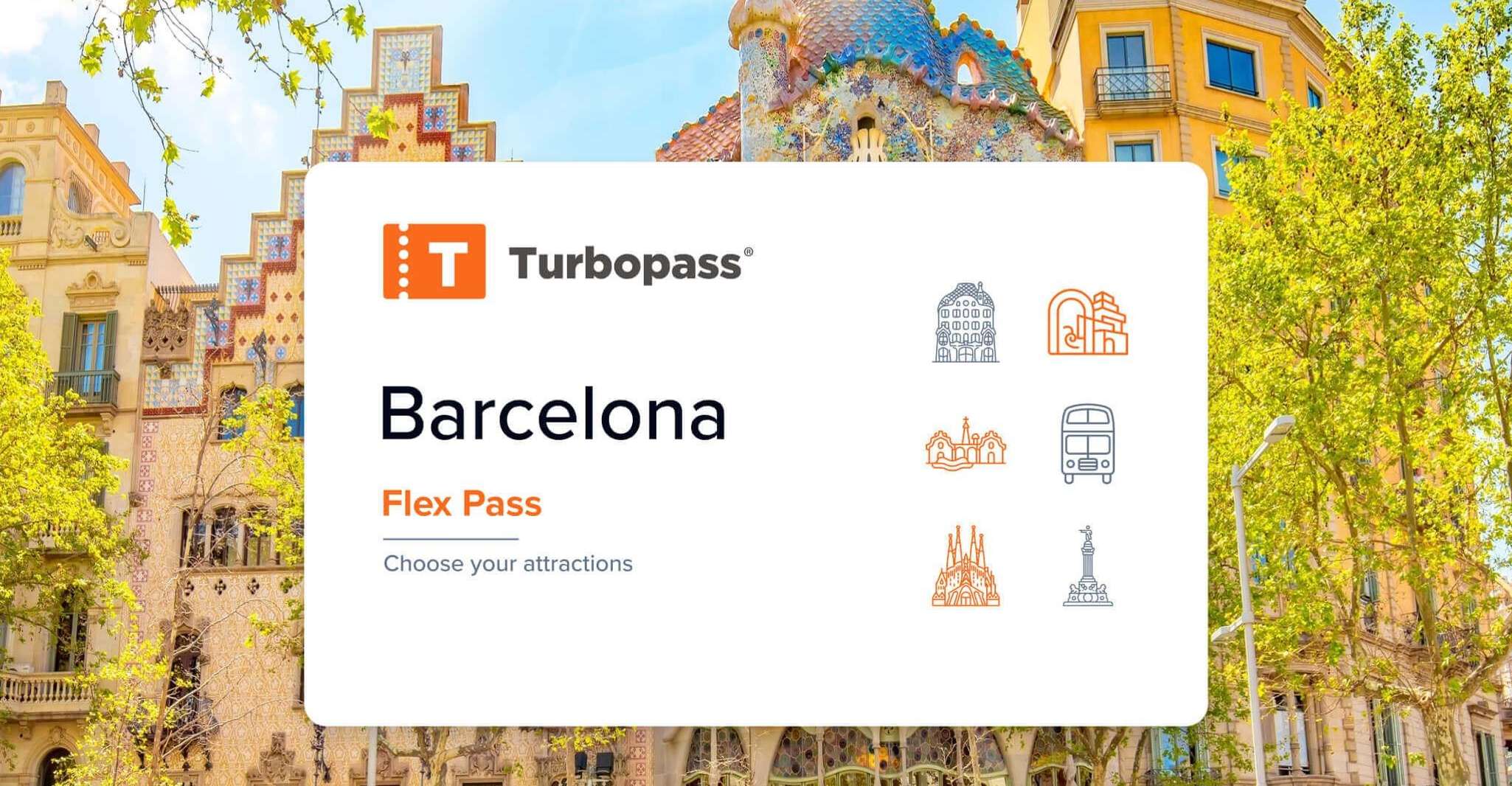 Barcelona Flex Pass: Sagrada, Park Güell & 39+ Sights