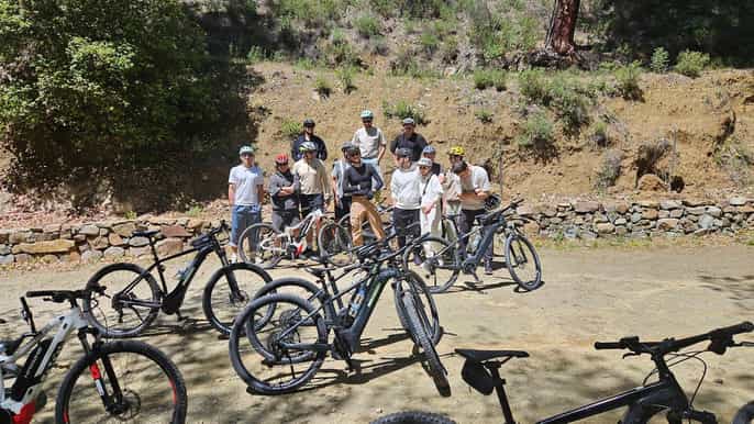 Paphos: e-mountainbiketocht door het bos met lunch