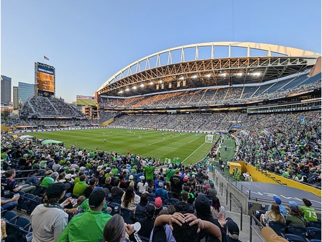 Seattle Sounders Football Game at Lumen Field
