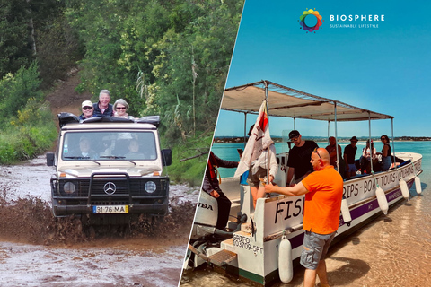 Algarve: Open Jeep Adventure, Flamingos & Ria Formosa Trip