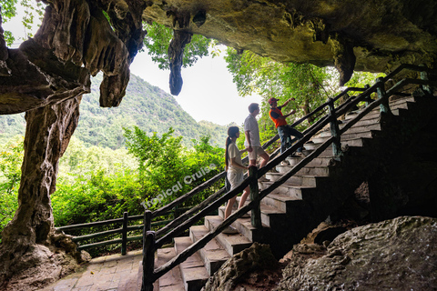 河内：下龙湾至兰哈湾 - 猫巴岛一日游从河内出发，乘坐豪华巴士（22 座）