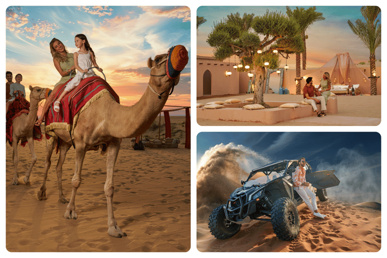 Dubai: Desert Safari, Quad Bike & Premium Camp Experience Shared 6-Hour Desert Safari & Noble Dinner Show with Quad