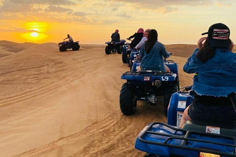 Doha: Desert Safari Experience – Quad Bike, Buggy/Camel Ride Group Tour: Desert Safari/Camel, ATV 250Cc & Hotel Transfer