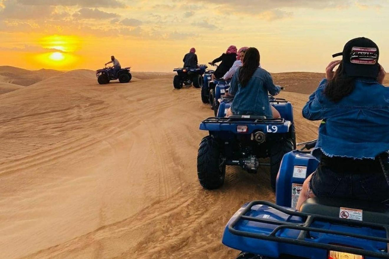 Doha: Desert Safari Experience – Quad Bike, Buggy/Camel Ride Group Tour: Desert Safari/Camel, ATV 250Cc & Hotel Transfer