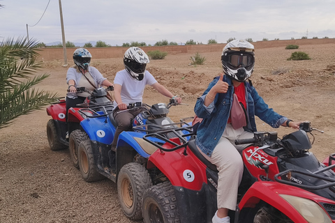 Desde Marrakech: Excursión en quad y paseo en camello al atardecer en el desierto