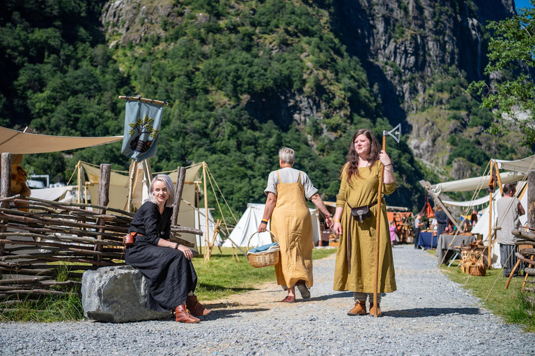 Bergen: Guided tour to Njardarheimr Viking Village Departure from Jekteviken Cruise Port, Bergen