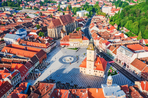 Bukarest - en dag Dagsutflykt till Peleș slott, Draculas slott och Brașov