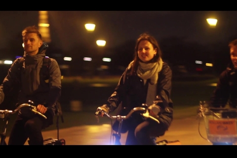 Paris en soirée : visite guidée à vélo