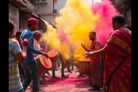 Kathmandu: Holi 2025 Tour with Colorful Street Parties