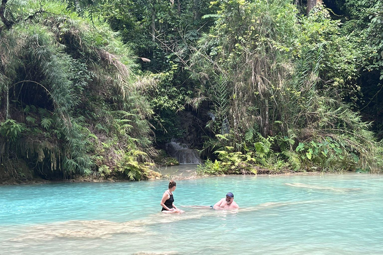 Luang Prabang: Hmong Elephant Village Kuangsi Waterfall Tour