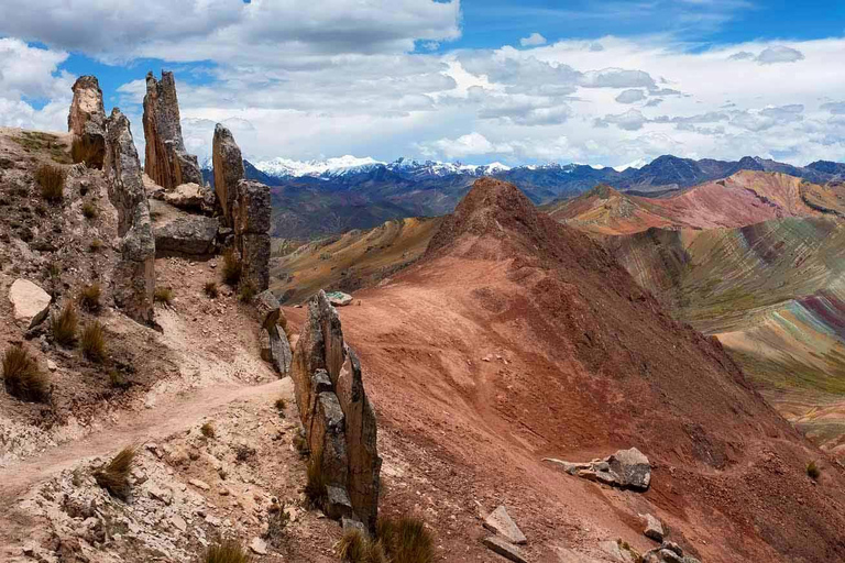 Hiking in the colored mountain of Palcoyo + stone forests