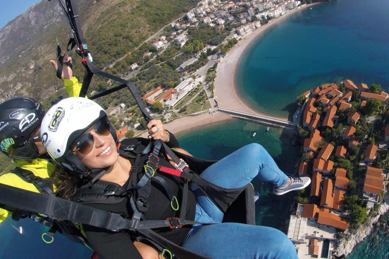 Paragliding Montenegro: Sveti Stefan flygutflykt