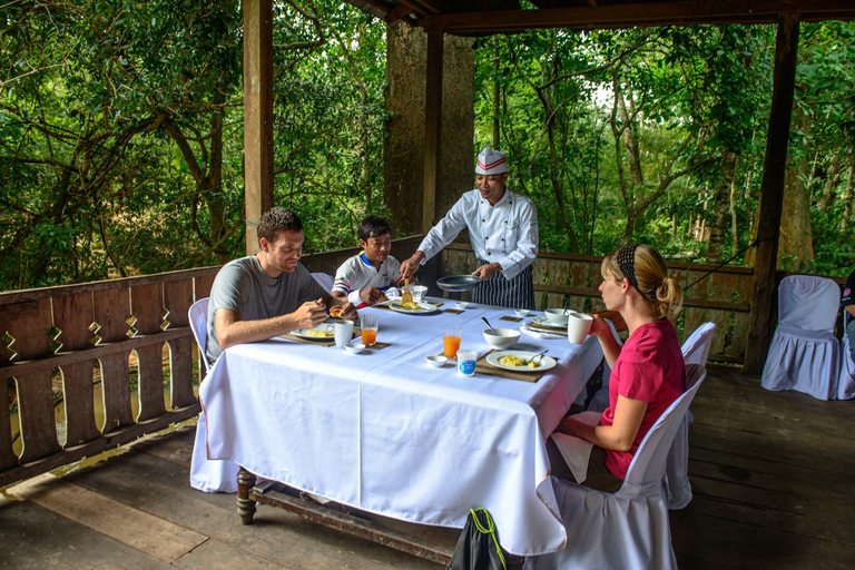 Passeio de bicicleta pelos templos de Angkor, Bayon, Ta Prohm com almoço