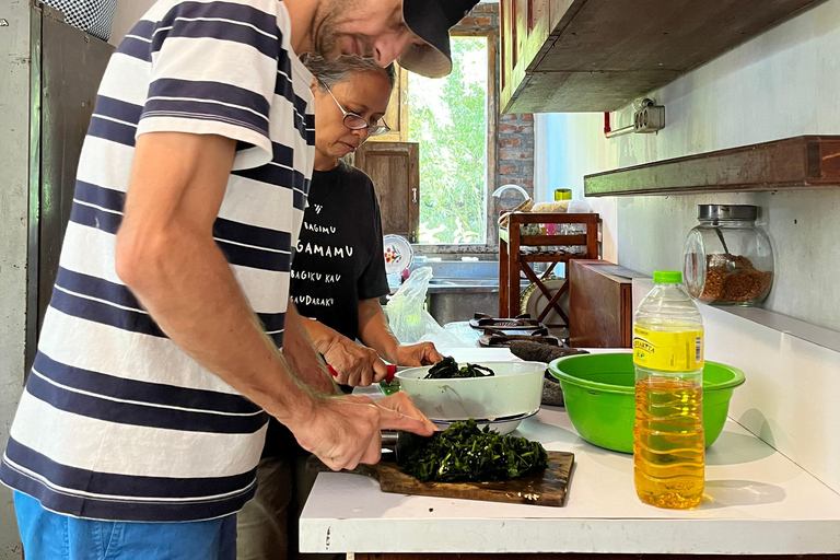 Aula de culinária indonésia em Yogyakarta