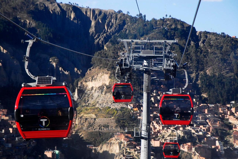 La Paz: Tour della città classico + Telefericos + Valle della Luna mezza giornata