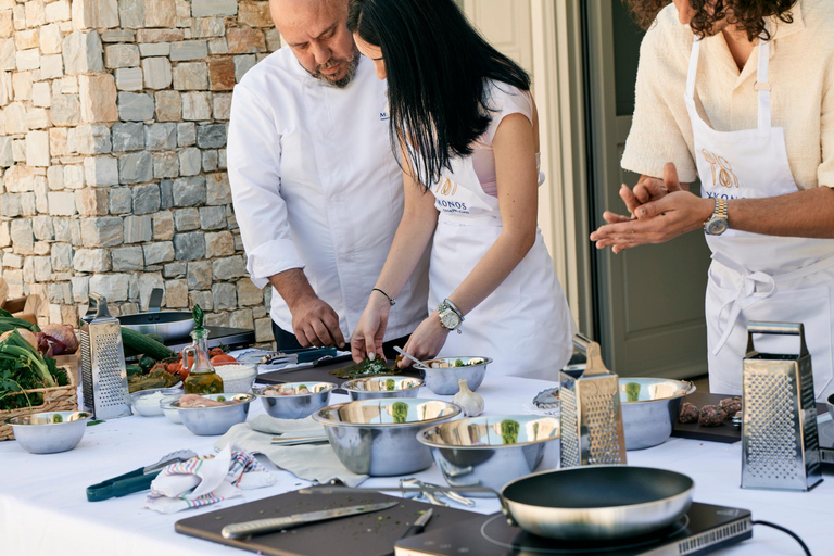 Mykonos: Hands-On Cooking Class with a Professional Chef