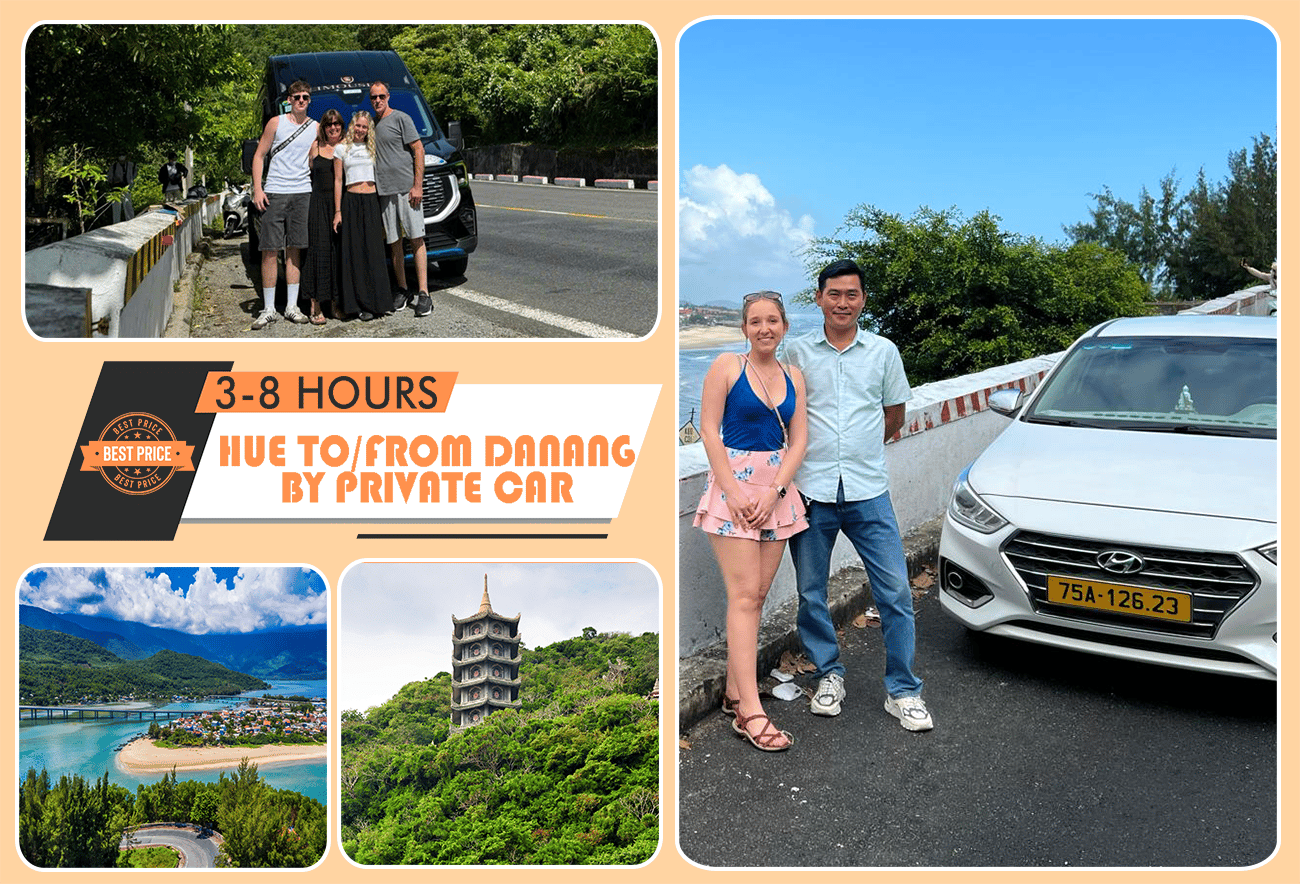 Von Hue nach Da Nang im Privatfahrzeug über den Hai-Van-Pass und zu weiteren Highlights