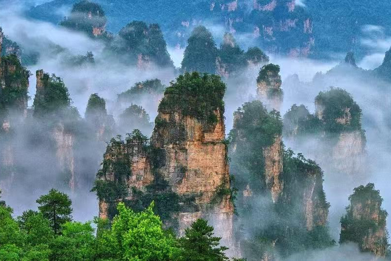 Zhangjiajie: National Forest Park & 72 Qilou Combo Ticket 72 Qilou Night Ticket