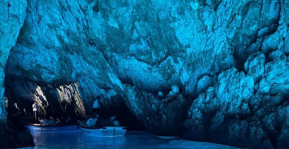 Hvar: Ausflug zur Blauen und Grünen Grotte