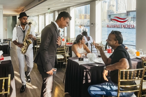 Dubái: crucero por el puerto con cena, bebidas y música